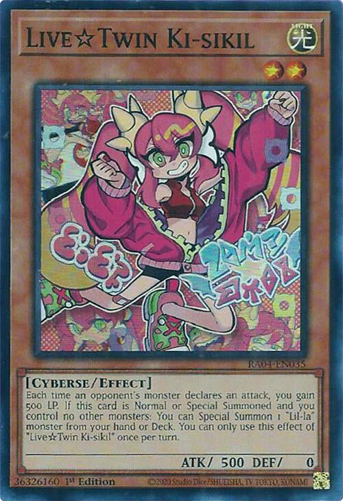 LiveTwin Ki-sikil [RA04-EN035] Super Rare | Black Swamp Games