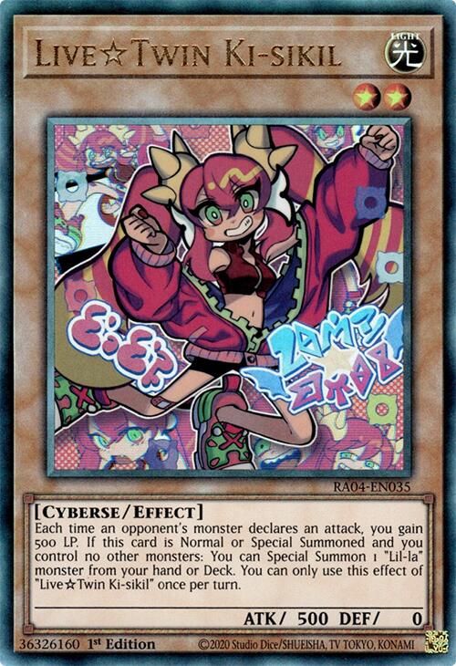 LiveTwin Ki-sikil [RA04-EN035] Prismatic Ultimate Rare | Black Swamp Games