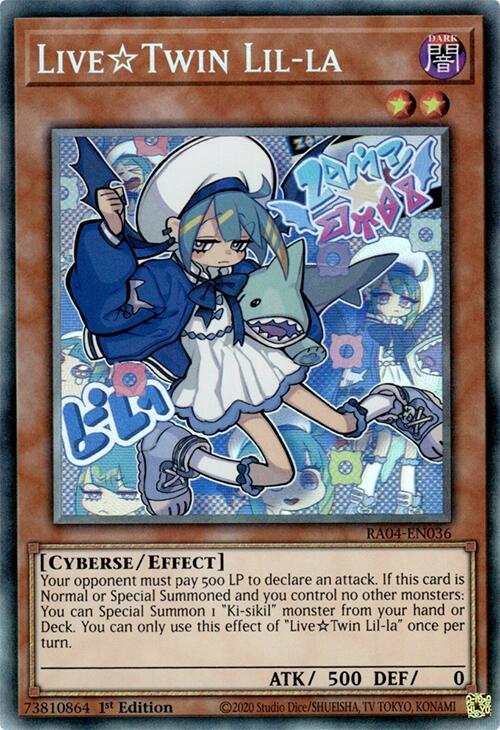 LiveTwin Lil-la [RA04-EN036] Prismatic Collector's Rare | Black Swamp Games