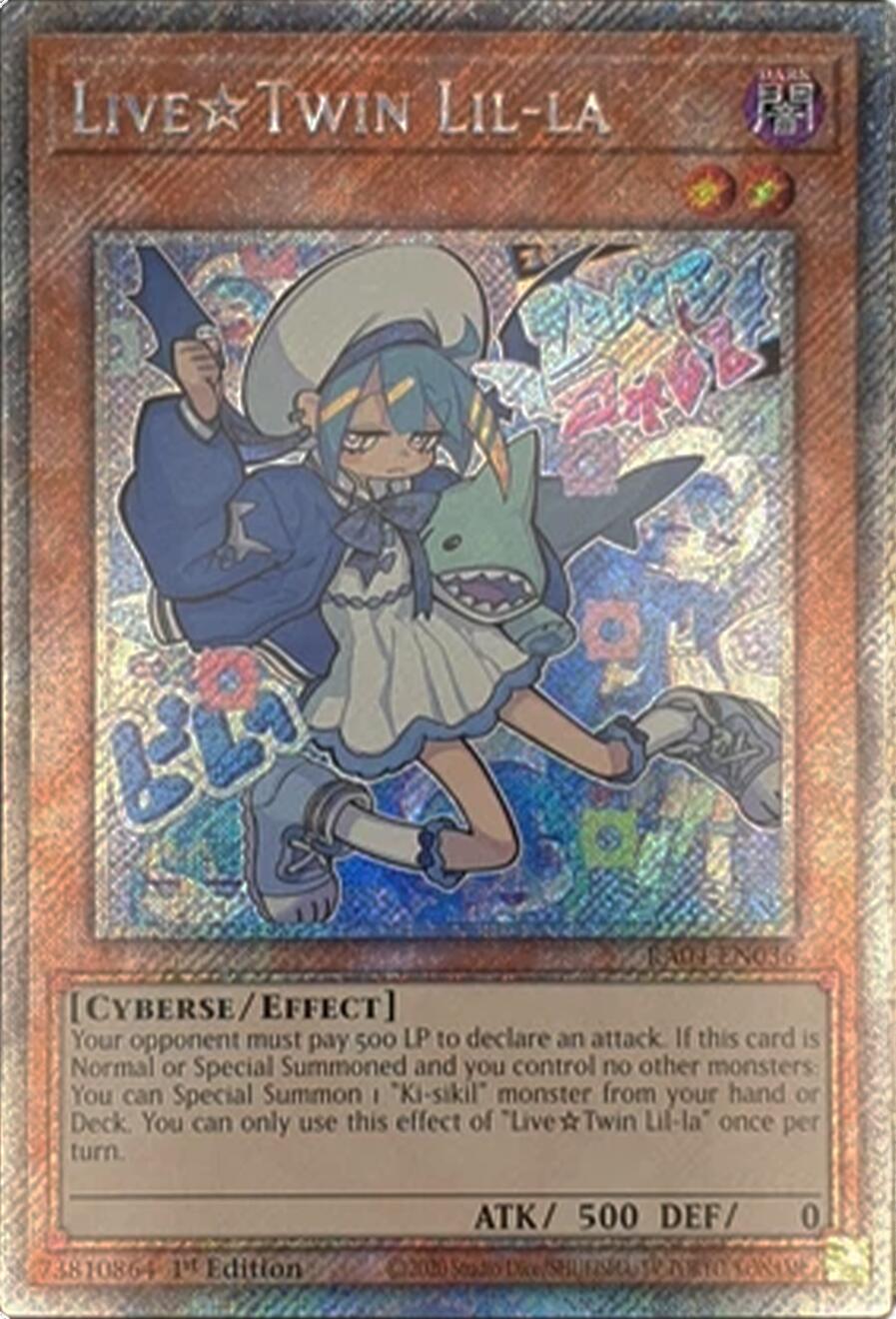 LiveTwin Lil-la [RA04-EN036] Platinum Secret Rare | Black Swamp Games