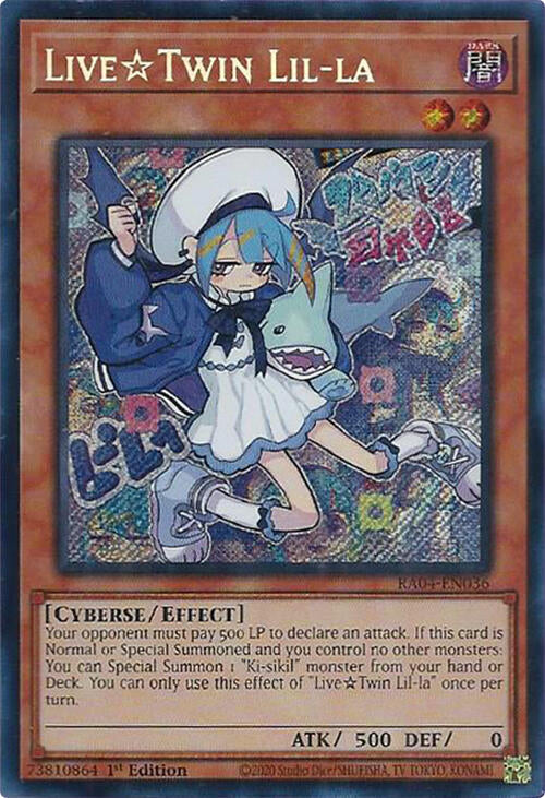 LiveTwin Lil-la [RA04-EN036] Secret Rare | Black Swamp Games