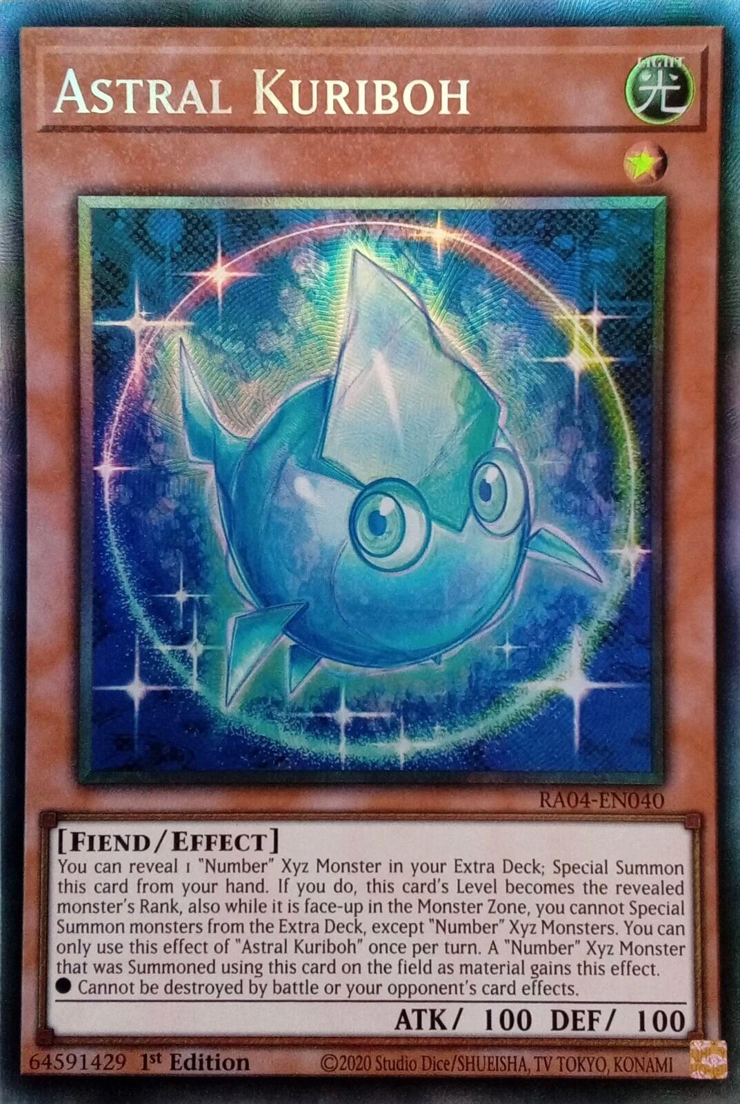Astral Kuriboh [RA04-EN040] Prismatic Collector's Rare | Black Swamp Games