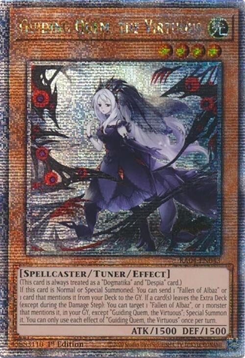 Guiding Quem, the Virtuous [RA04-EN043] Quarter Century Secret Rare | Black Swamp Games