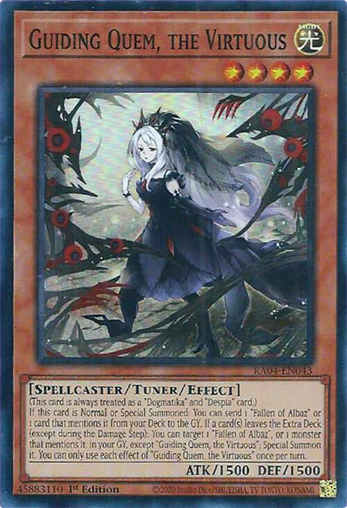 Guiding Quem, the Virtuous [RA04-EN043] Super Rare | Black Swamp Games