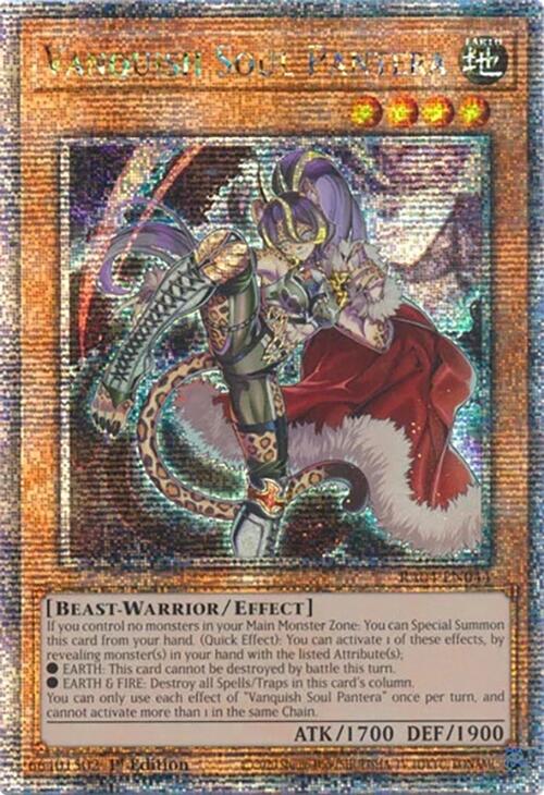 Vanquish Soul Pantera [RA04-EN044] Quarter Century Secret Rare | Black Swamp Games