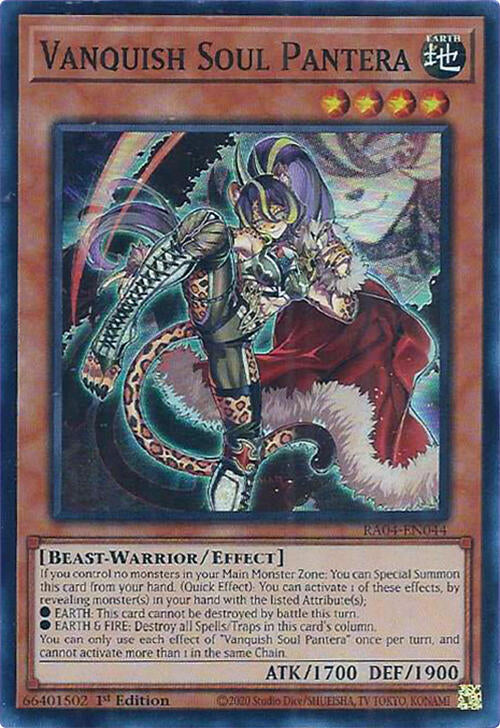 Vanquish Soul Pantera [RA04-EN044] Super Rare | Black Swamp Games