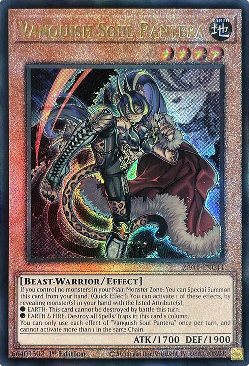 Vanquish Soul Pantera [RA04-EN044] Prismatic Ultimate Rare | Black Swamp Games