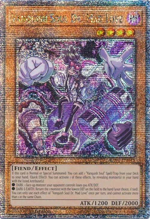 Vanquish Soul Dr. Mad Love [RA04-EN045] Quarter Century Secret Rare | Black Swamp Games