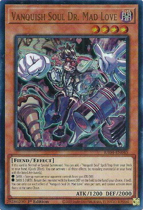 Vanquish Soul Dr. Mad Love [RA04-EN045] Ultra Rare | Black Swamp Games