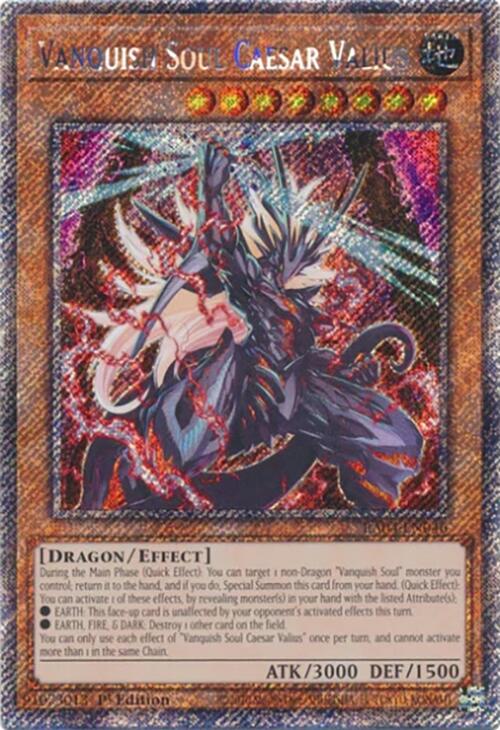 Vanquish Soul Caesar Valius [RA04-EN046] Platinum Secret Rare | Black Swamp Games