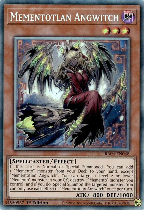 Mementotlan Angwitch [RA04-EN048] Prismatic Collector's Rare | Black Swamp Games