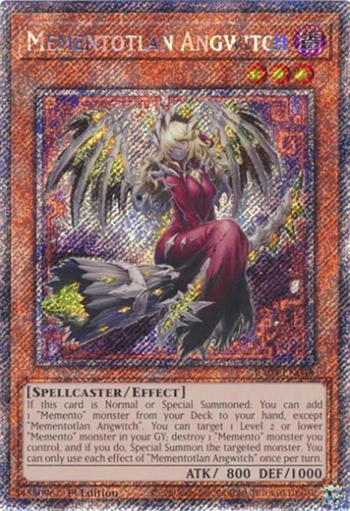 Mementotlan Angwitch [RA04-EN048] Platinum Secret Rare | Black Swamp Games