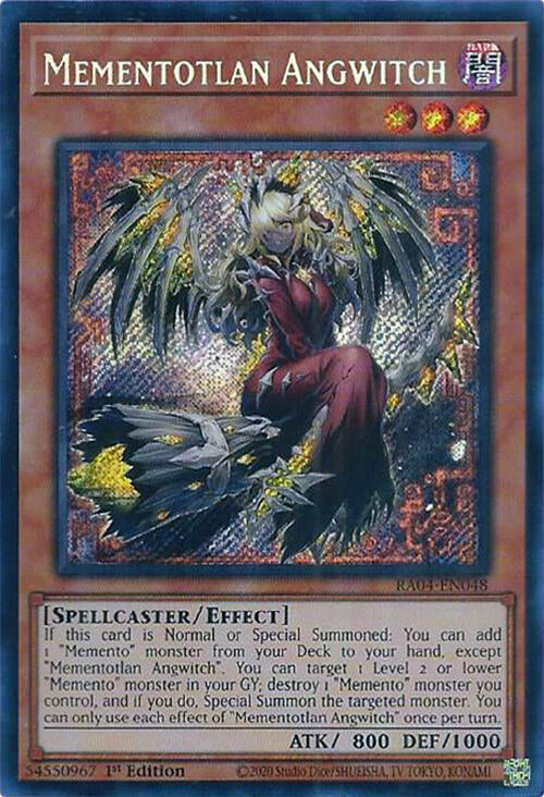 Mementotlan Angwitch [RA04-EN048] Secret Rare | Black Swamp Games