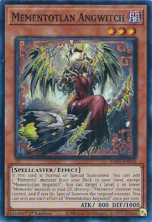 Mementotlan Angwitch [RA04-EN048] Super Rare | Black Swamp Games