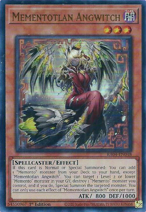Mementotlan Angwitch [RA04-EN048] Ultra Rare | Black Swamp Games