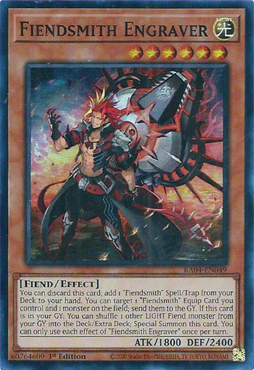 Fiendsmith Engraver [RA04-EN049] Super Rare | Black Swamp Games