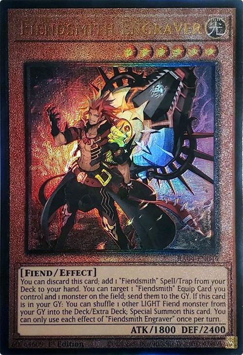 Fiendsmith Engraver [RA04-EN049] Prismatic Ultimate Rare | Black Swamp Games