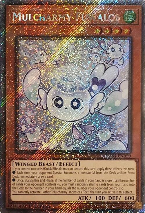 Mulcharmy Fuwalos [RA04-EN050] Platinum Secret Rare | Black Swamp Games