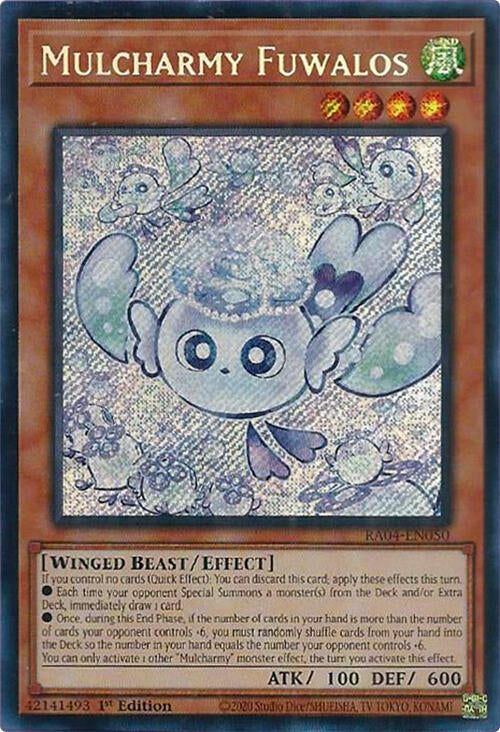 Mulcharmy Fuwalos [RA04-EN050] Secret Rare | Black Swamp Games