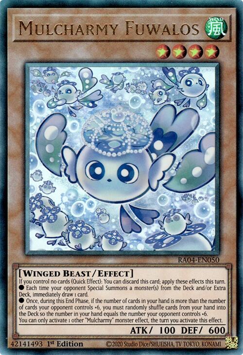 Mulcharmy Fuwalos [RA04-EN050] Prismatic Ultimate Rare | Black Swamp Games
