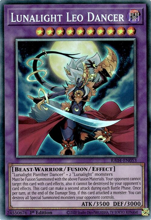 Lunalight Leo Dancer [RA04-EN053] Prismatic Collector's Rare | Black Swamp Games