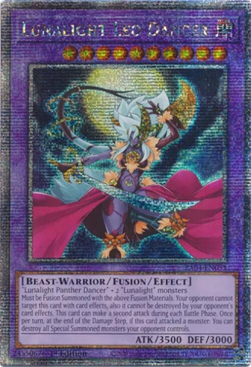 Lunalight Leo Dancer [RA04-EN053] Quarter Century Secret Rare | Black Swamp Games