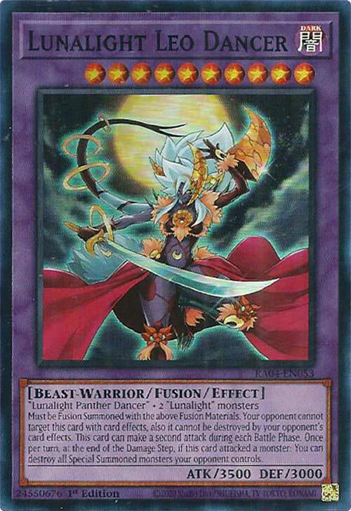Lunalight Leo Dancer [RA04-EN053] Super Rare | Black Swamp Games