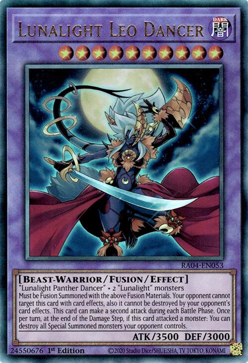Lunalight Leo Dancer [RA04-EN053] Prismatic Ultimate Rare | Black Swamp Games