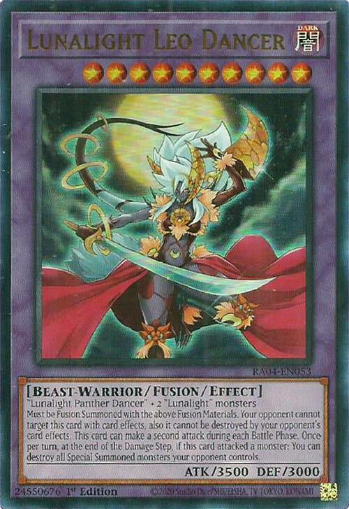 Lunalight Leo Dancer [RA04-EN053] Ultra Rare | Black Swamp Games