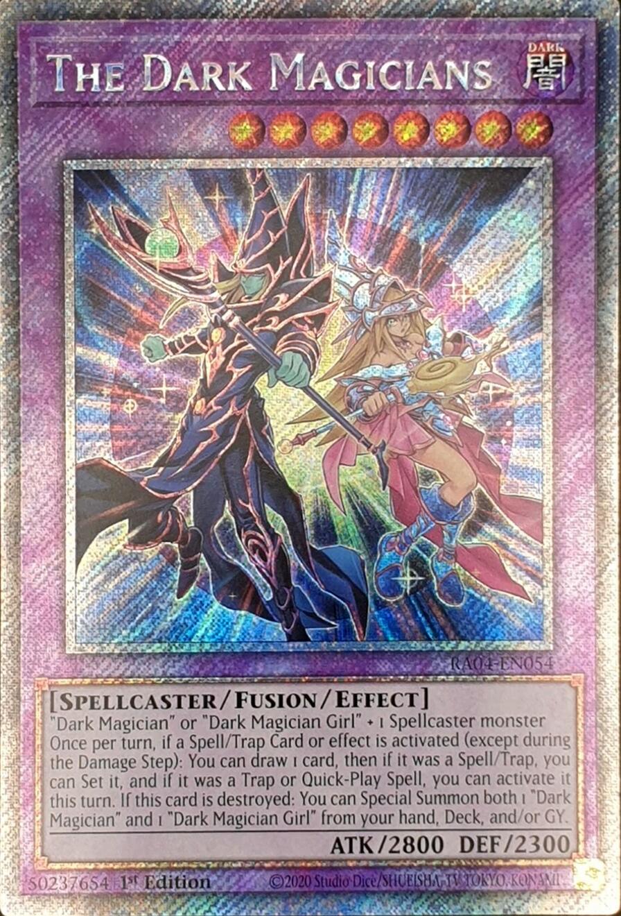 The Dark Magicians [RA04-EN054] Platinum Secret Rare | Black Swamp Games