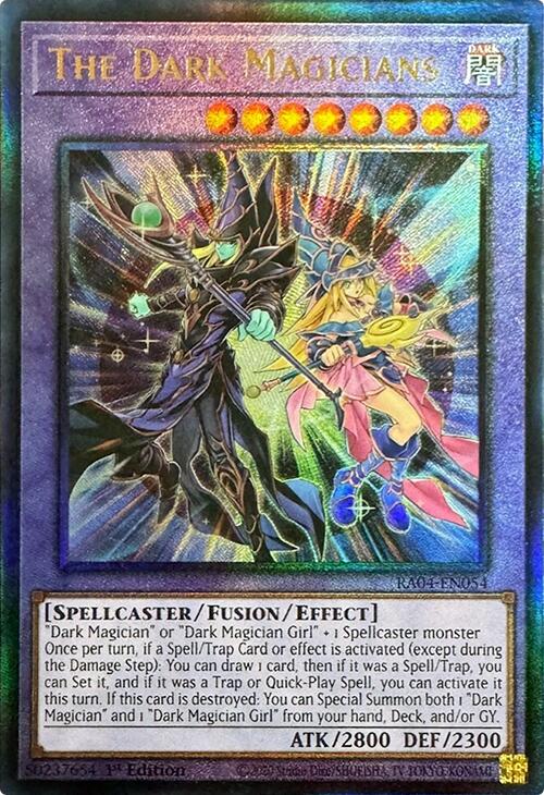The Dark Magicians [RA04-EN054] Prismatic Ultimate Rare | Black Swamp Games