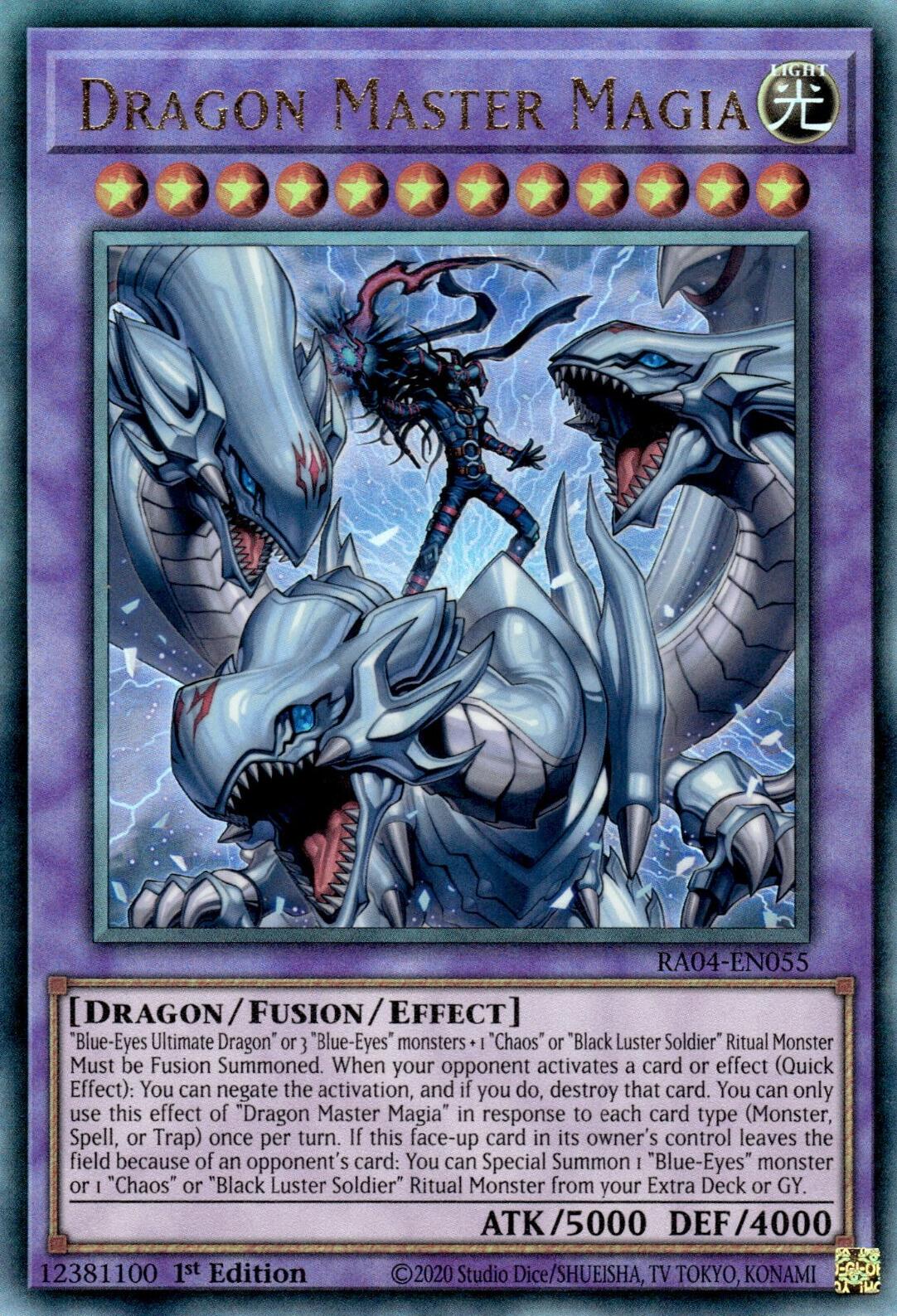 Dragon Master Magia [RA04-EN055] Prismatic Ultimate Rare | Black Swamp Games