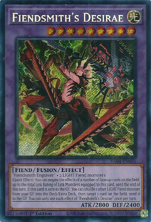 Fiendsmith's Desirae [RA04-EN056] Secret Rare | Black Swamp Games
