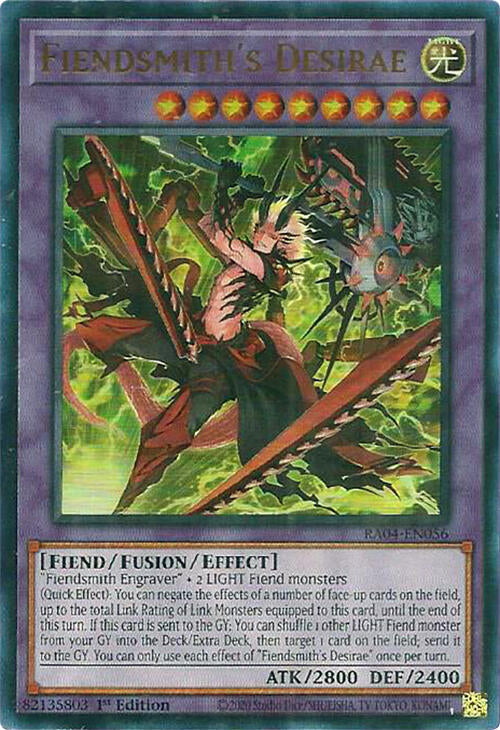 Fiendsmith's Desirae [RA04-EN056] Ultra Rare | Black Swamp Games