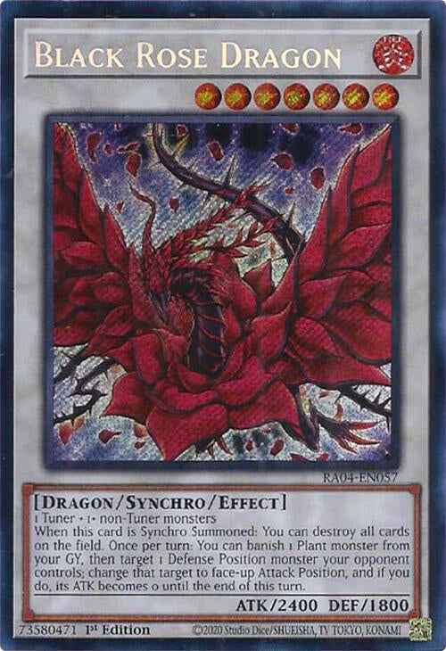 Black Rose Dragon [RA04-EN057] Secret Rare | Black Swamp Games