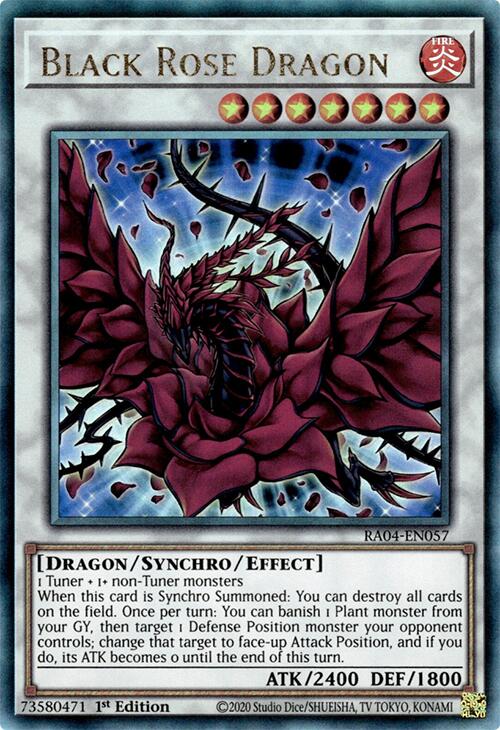 Black Rose Dragon [RA04-EN057] Prismatic Ultimate Rare | Black Swamp Games