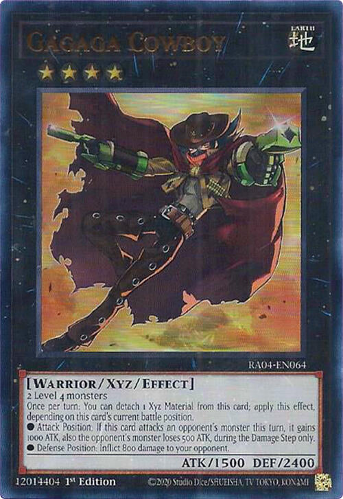 Gagaga Cowboy [RA04-EN064] Ultra Rare | Black Swamp Games