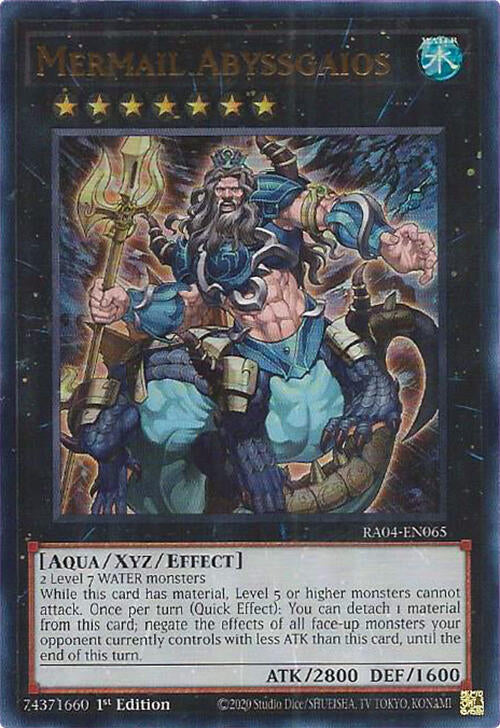 Mermail Abyssgaios [RA04-EN065] Ultra Rare | Black Swamp Games