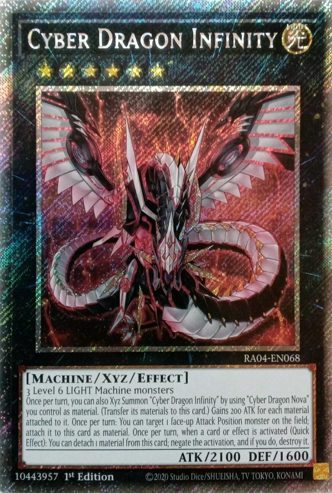 Cyber Dragon Infinity [RA04-EN068] Platinum Secret Rare | Black Swamp Games