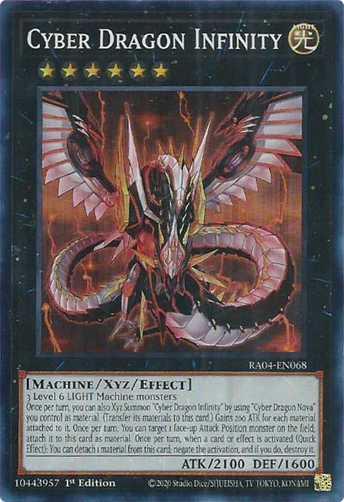 Cyber Dragon Infinity [RA04-EN068] Super Rare | Black Swamp Games
