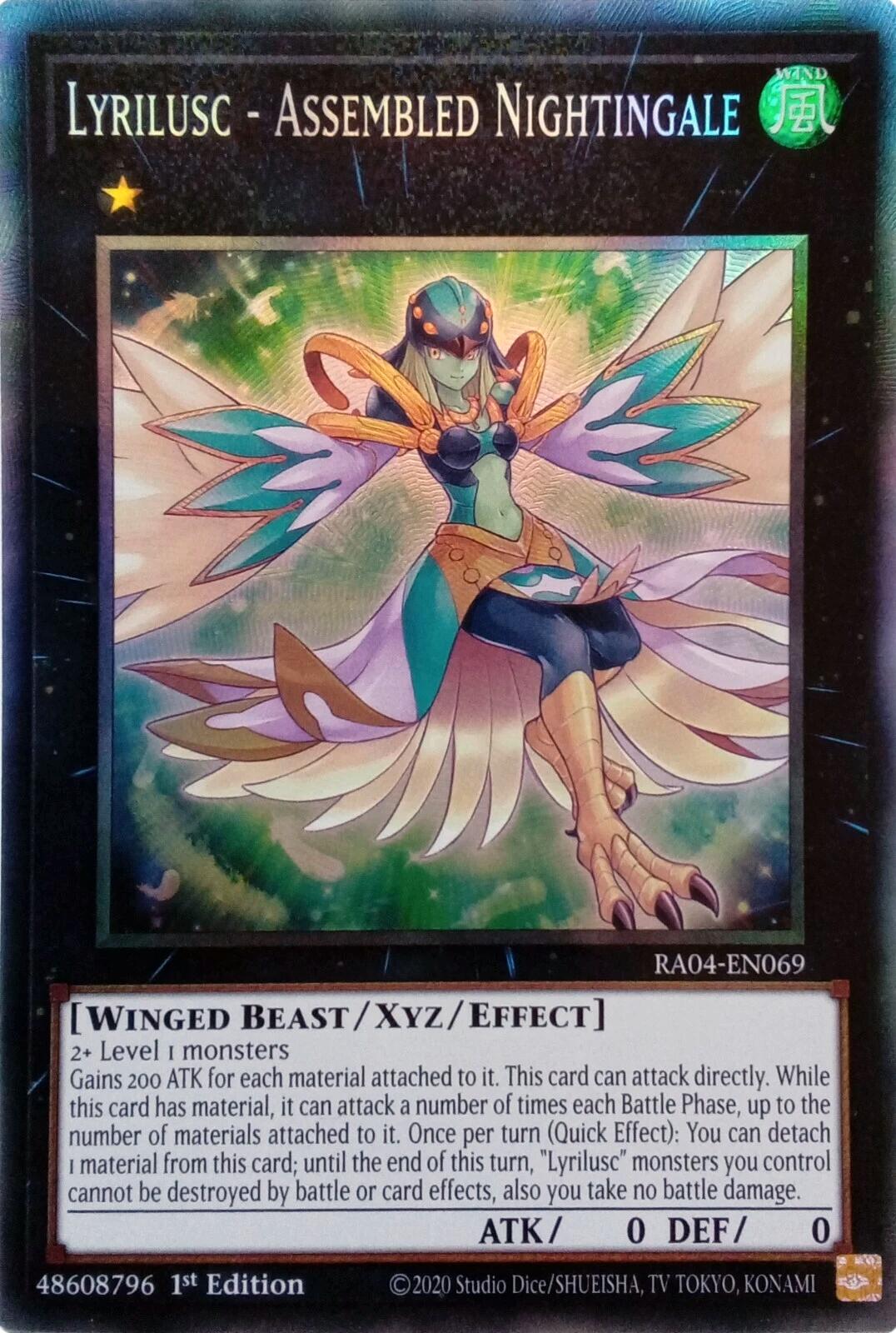 Lyrilusc - Assembled Nightingale [RA04-EN069] Prismatic Collector's Rare | Black Swamp Games