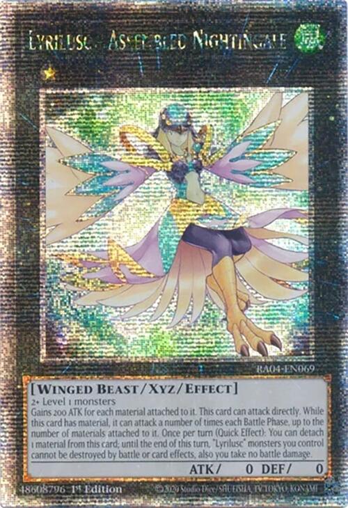 Lyrilusc - Assembled Nightingale [RA04-EN069] Quarter Century Secret Rare | Black Swamp Games