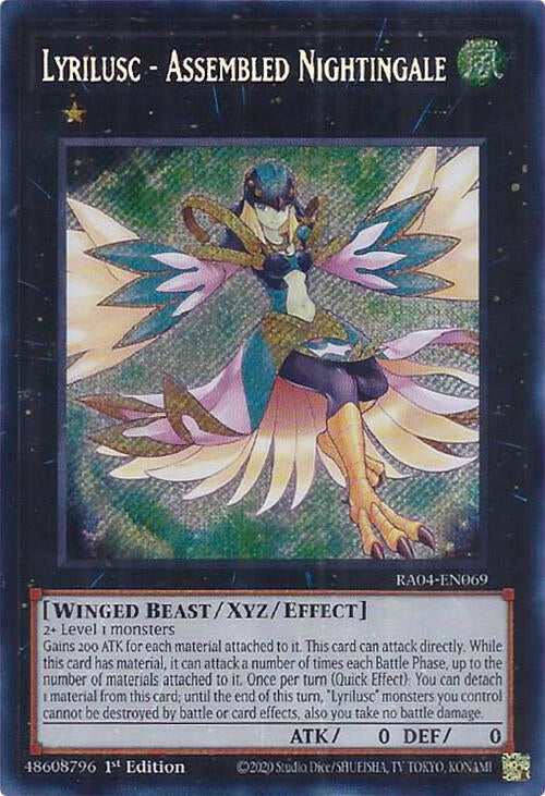 Lyrilusc - Assembled Nightingale [RA04-EN069] Secret Rare | Black Swamp Games