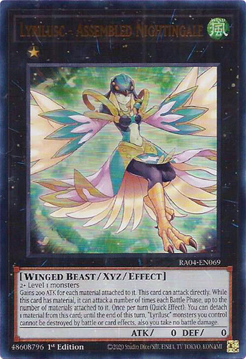 Lyrilusc - Assembled Nightingale [RA04-EN069] Ultra Rare | Black Swamp Games