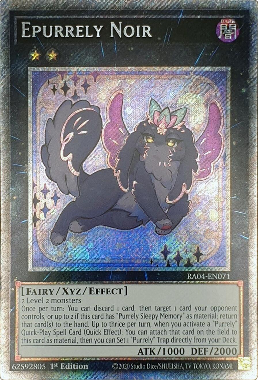 Epurrely Noir [RA04-EN071] Platinum Secret Rare | Black Swamp Games