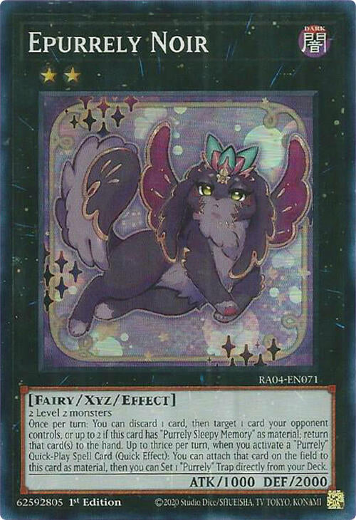 Epurrely Noir [RA04-EN071] Super Rare | Black Swamp Games