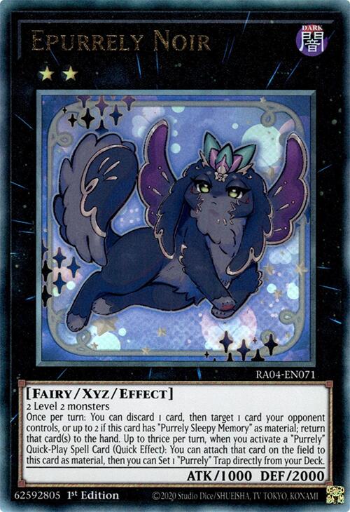 Epurrely Noir [RA04-EN071] Prismatic Ultimate Rare | Black Swamp Games