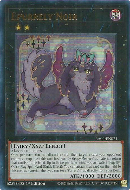 Epurrely Noir [RA04-EN071] Ultra Rare | Black Swamp Games