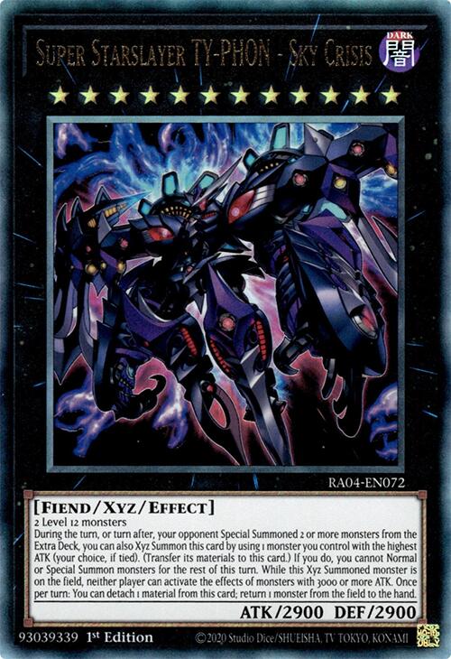Super Starslayer TY-PHON - Sky Crisis [RA04-EN072] Prismatic Ultimate Rare | Black Swamp Games