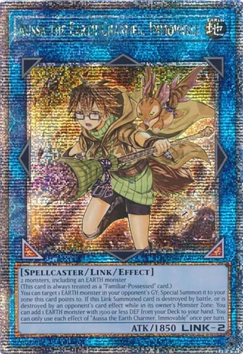 Aussa the Earth Charmer, Immovable [RA04-EN078] Quarter Century Secret Rare | Black Swamp Games